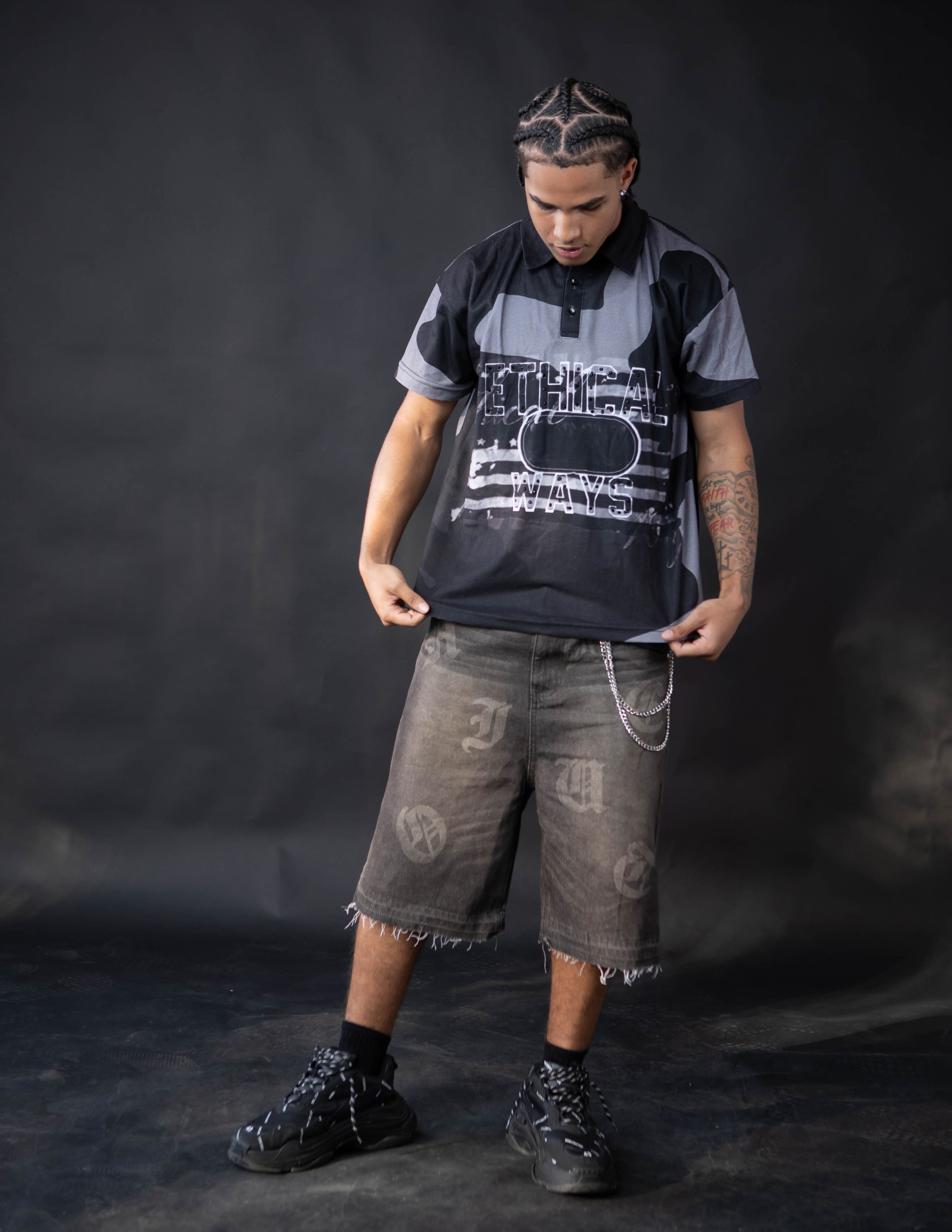 Ethical Grey Camo Polo