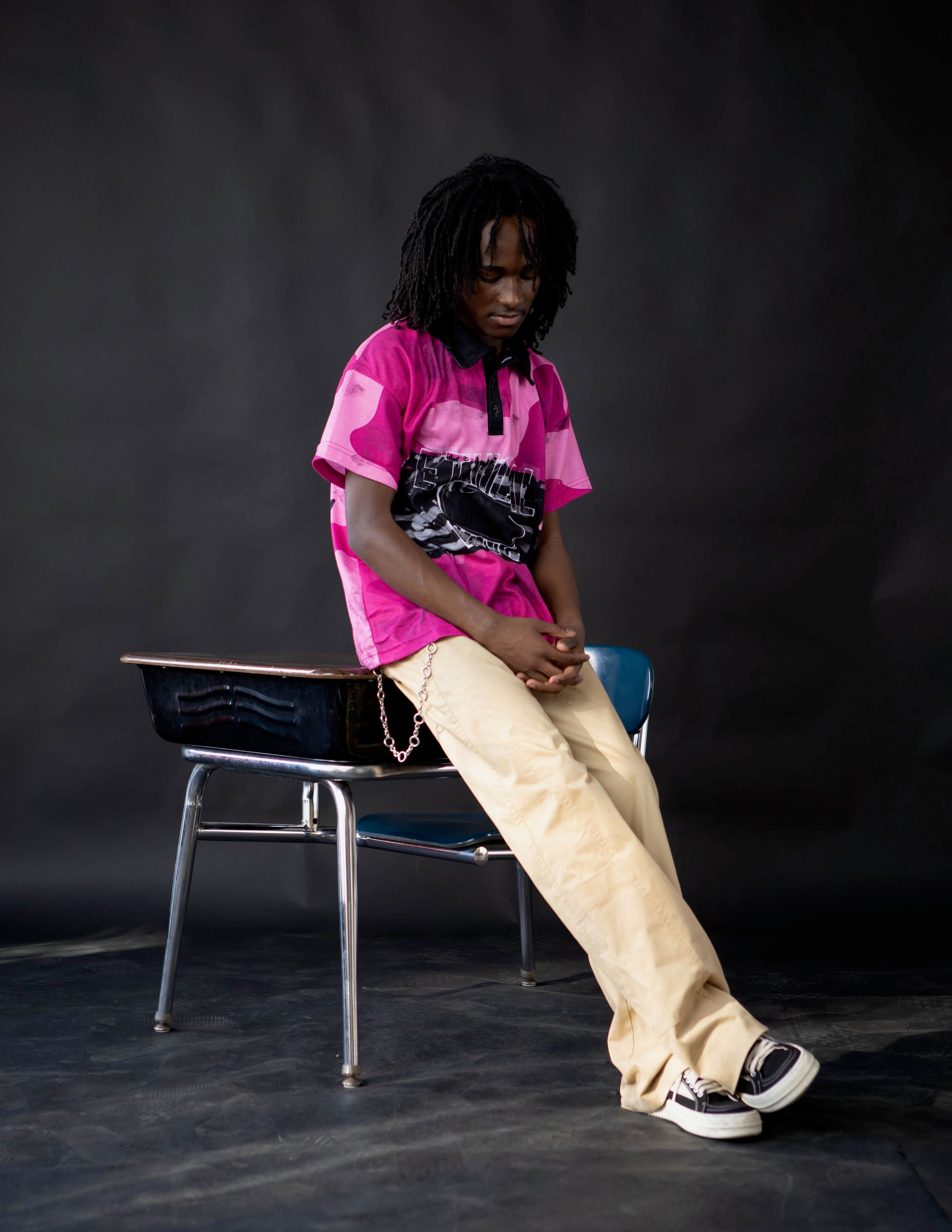 Ethical Pink Camo Polo