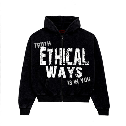 Black “Think Ethical” Jacket