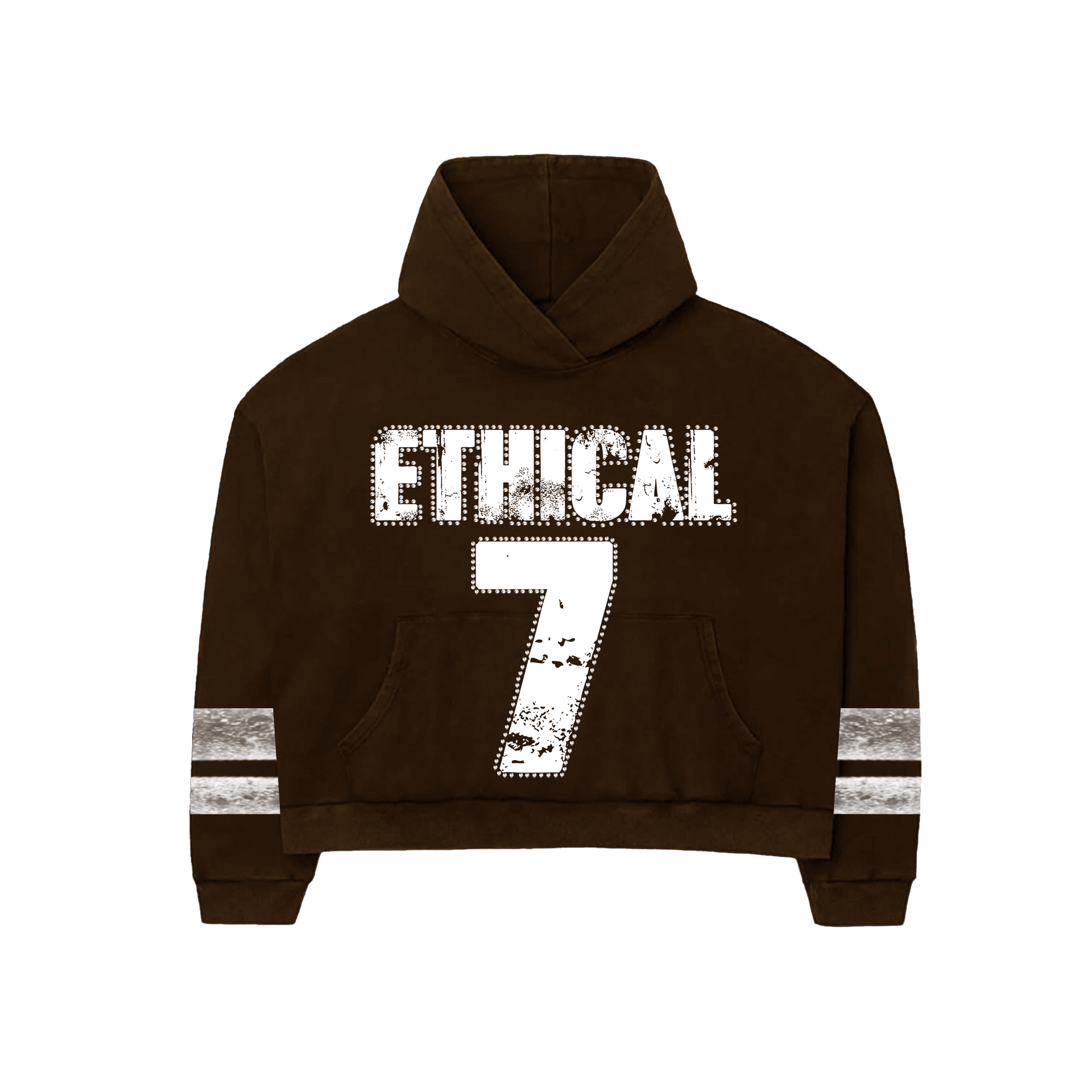 Brown "7" Hoodie Only