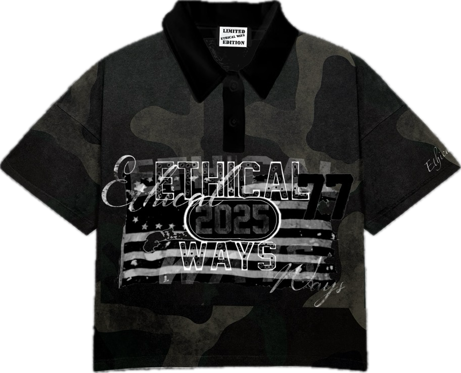 Ethical Grey Camo Polo
