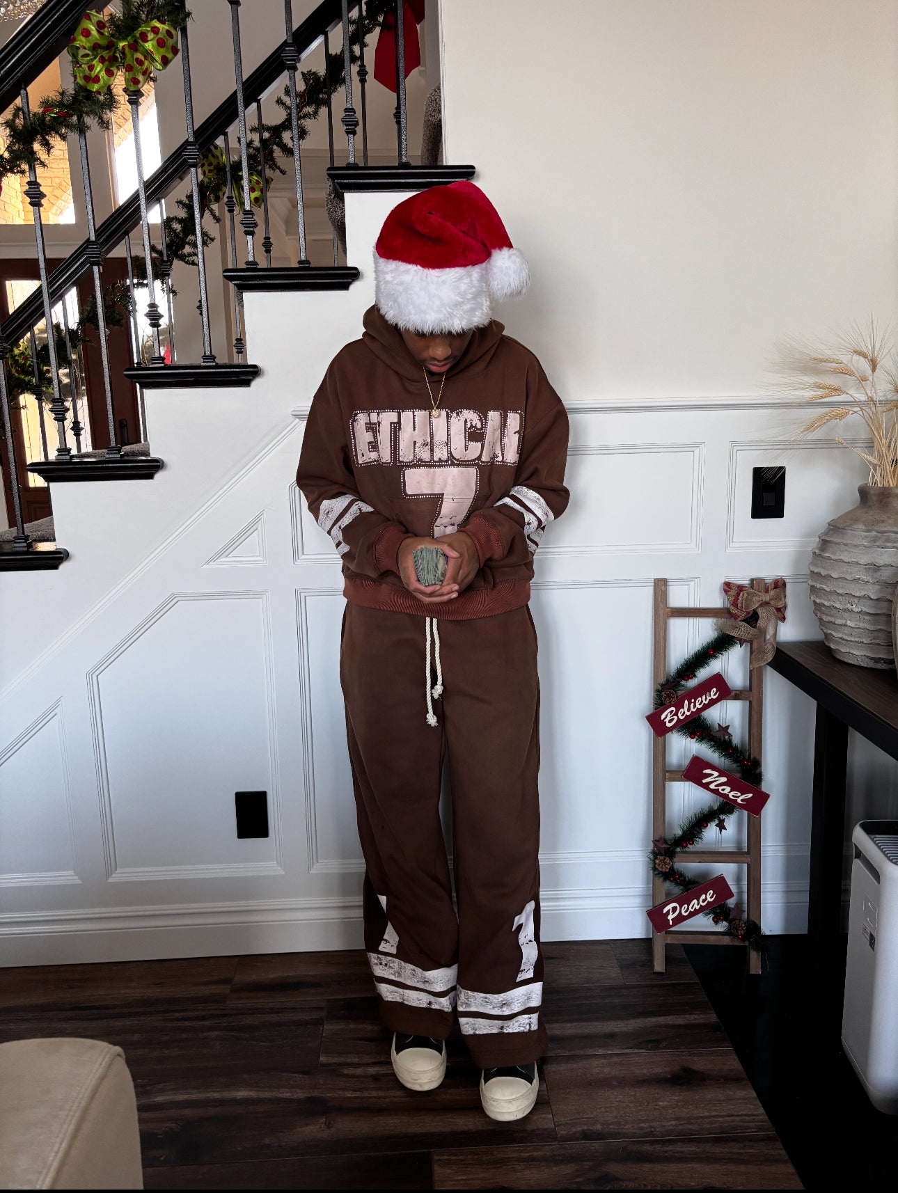 Brown "7" pants only