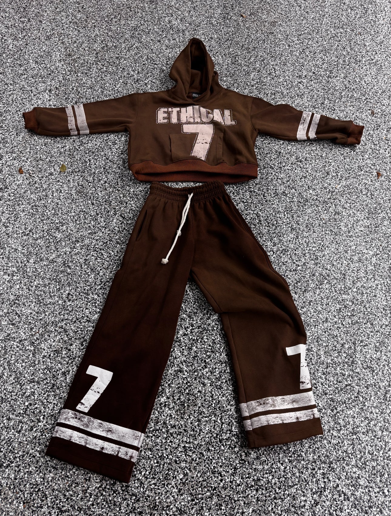 Brown "7" pants only