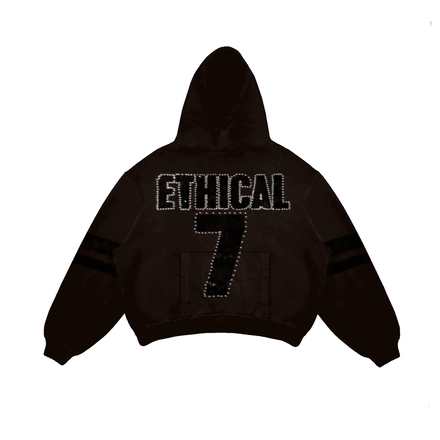 Brown "7" hoodie only